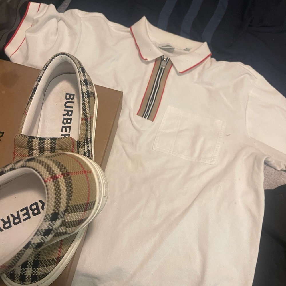 Like new Burberry shoes with shirt